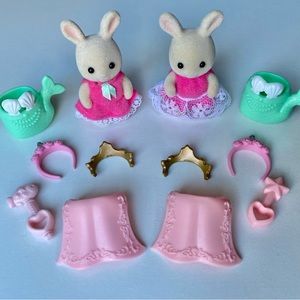 Calico Critters Sweet Pea Rabbits